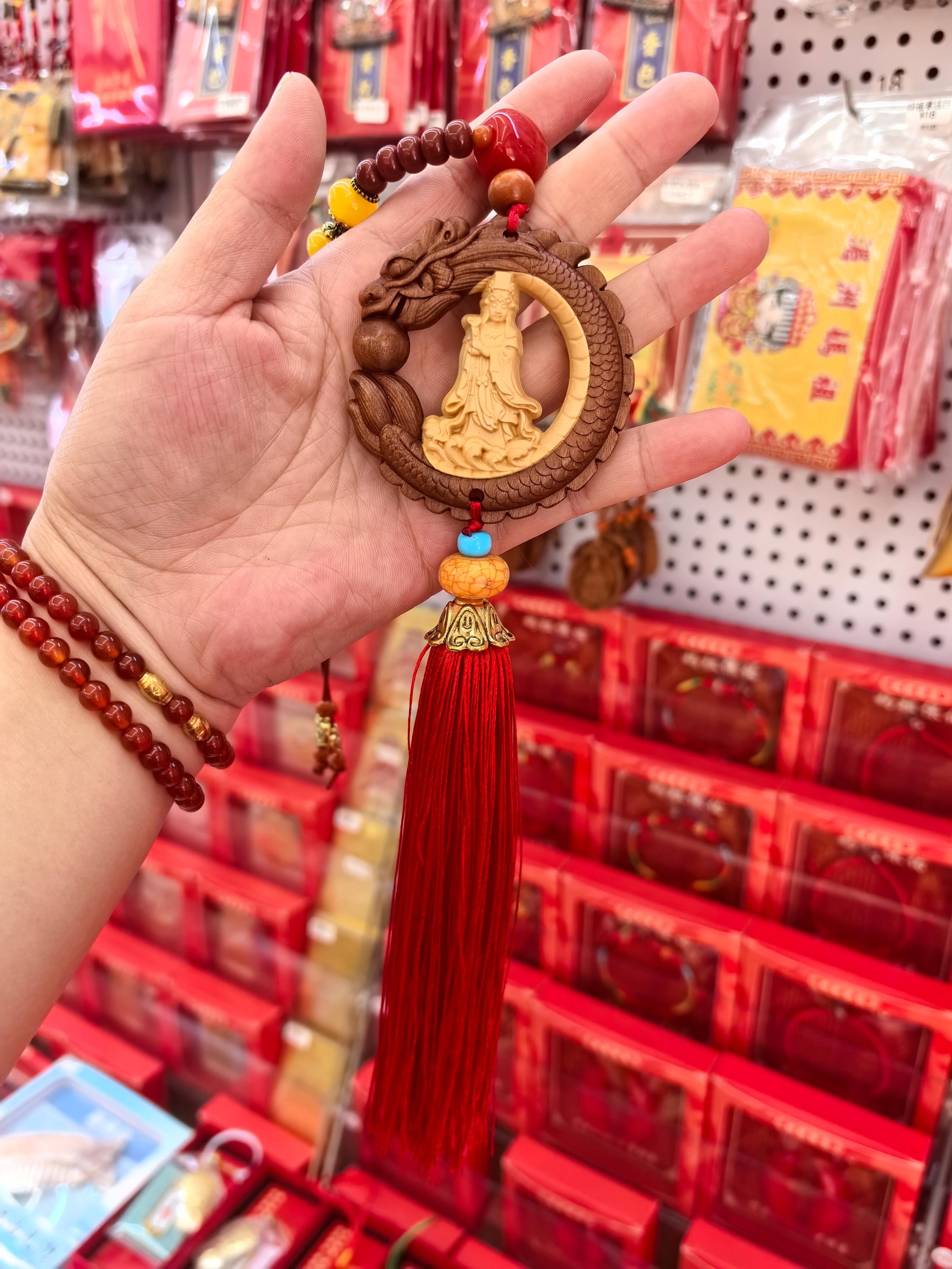 【妈祖庇护】骑龙妈祖车挂 经香炉开光 龙马精神·出行平安 开运辟邪