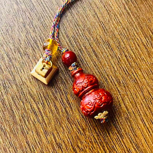 【妈祖庇护】紫檀葫芦编绳项链 经香炉开光 纳福迎祥·健康长寿 平安顺遂