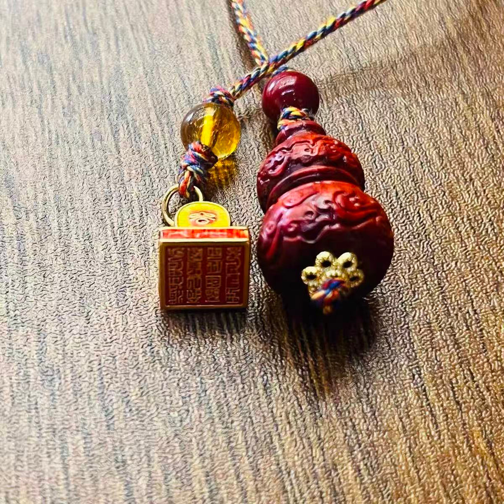 【妈祖庇护】紫檀葫芦编绳项链 经香炉开光 纳福迎祥·健康长寿 平安顺遂
