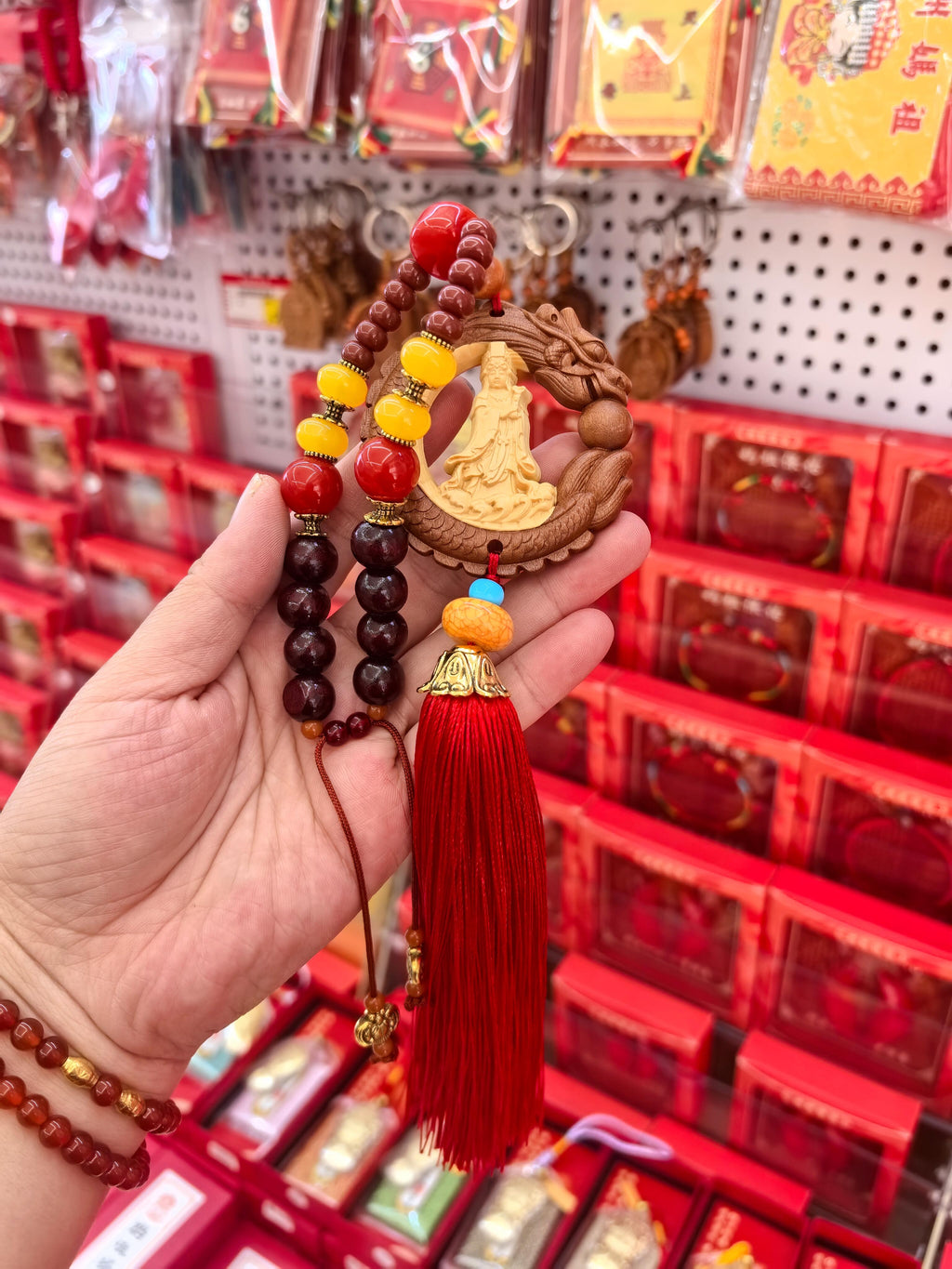 【妈祖庇护】骑龙妈祖车挂 经香炉开光 龙马精神·出行平安 开运辟邪